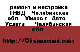 ремонт и настройка ТНВД - Челябинская обл., Миасс г. Авто » Услуги   . Челябинская обл.